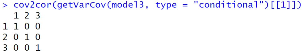 conditional correlations