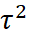 tau-squared